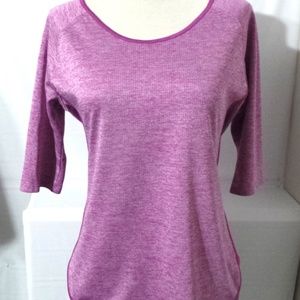 REEL ATHLETIC SHIRT XL long sleeve purple REEL